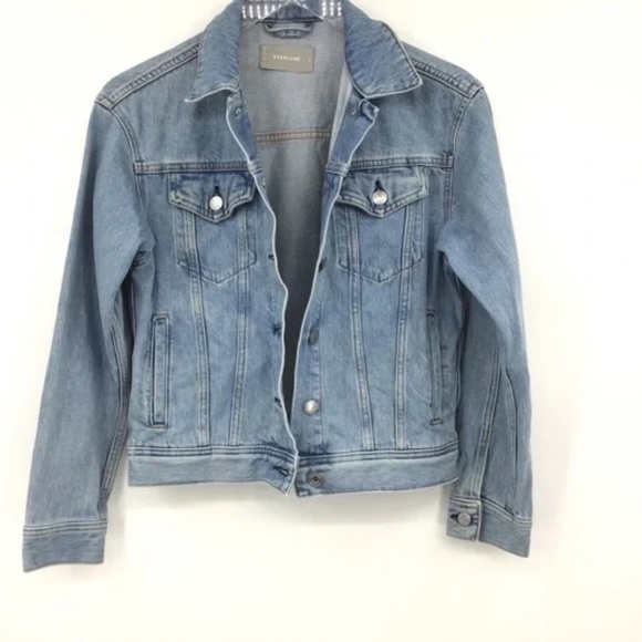 Everlane The Denim Jacket Light Wash - Picture 3 of 11